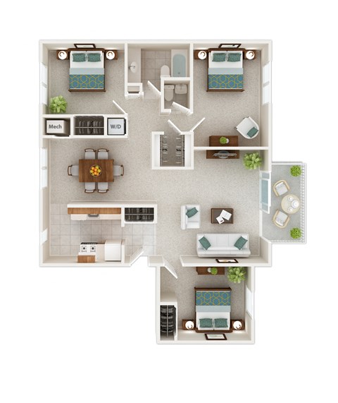 3115 Hewitt Avenue 1-3 Beds Apartment for Rent - Photo Gallery 15